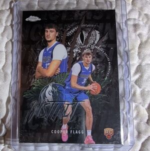 2025 Topps Chrome NBA Cooper Flagg Rookie Instinct #INS-11 Dallas Mavericks